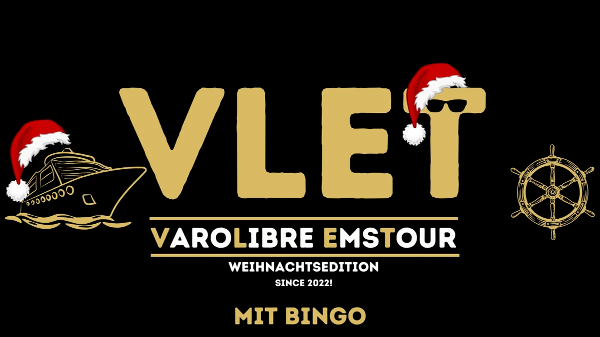 VaroLibreEmsTour – Christmas Edition mit Bingo! – Veranstaltungsplakat